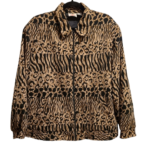 Alia animal print jacket/blazer 1X - Picture 1 of 6